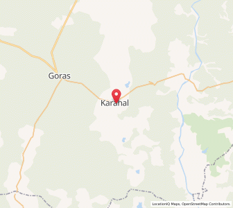 Map of Karahal, Madhya Pradesh