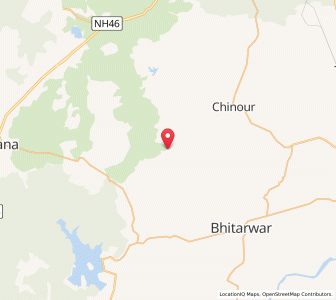 Map of Karaia, Madhya Pradesh