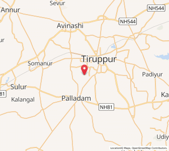 Map of Karaippudur, Tamil Nadu