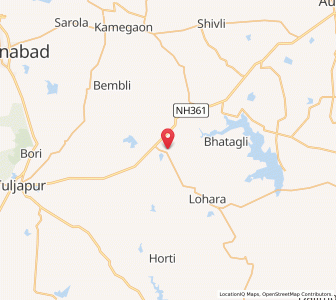 Map of Karajkhar, Maharashtra