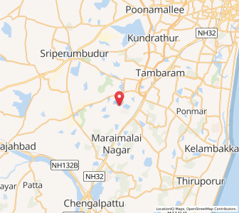 Map of Karakkamangal, Tamil Nadu