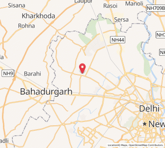Map of Karala, Delhi