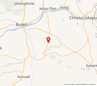 Map of Karali, Gujarat