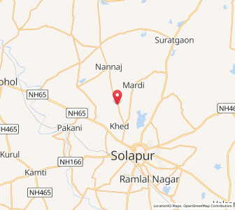 Map of Karamba, Maharashtra