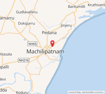 Map of Karameda, Andhra Pradesh