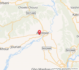 Map of Karangi, Kashmir