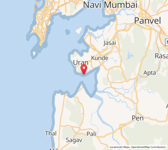 Map of Karania, Maharashtra