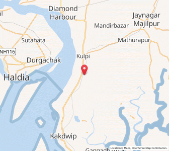 Map of Karanjali, West Bengal