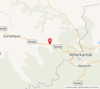Map of Karanjia, Madhya Pradesh