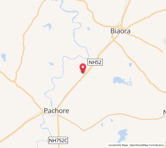 Map of Karanwas, Madhya Pradesh