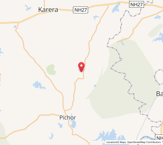 Map of Kararkhera, Madhya Pradesh