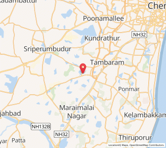 Map of Karasangal, Tamil Nadu
