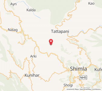 Map of Karauri, Himachal Pradesh