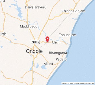 Map of Karavadi, Andhra Pradesh