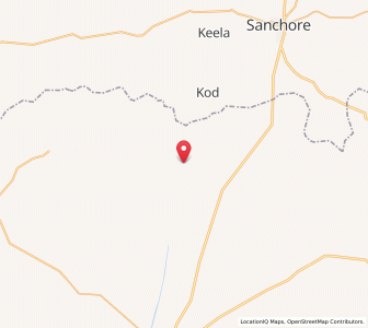 Map of Karban, Gujarat