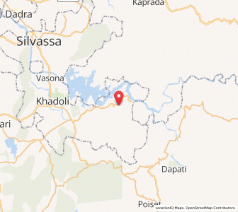 Map of Karchond, Dadra and Nagar Haveli