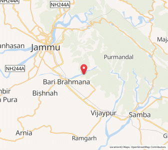 Map of Kardholi, Kashmir