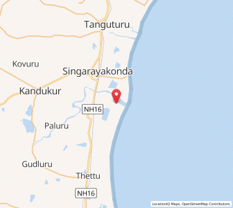Map of Karedu, Andhra Pradesh