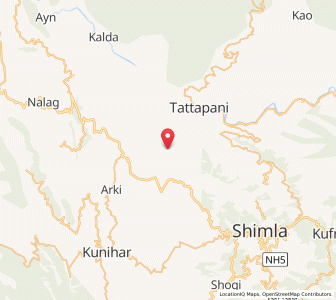 Map of Kareha, Himachal Pradesh