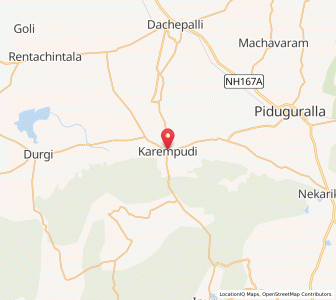 Map of Karempudi, Andhra Pradesh