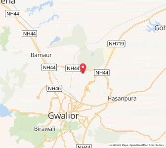 Map of Kargawan, Madhya Pradesh