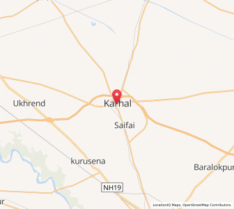 Map of Karhal, Uttar Pradesh