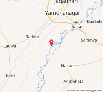 Map of Karhera, Haryana