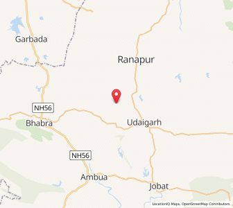 Map of Karhi, Madhya Pradesh