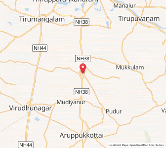 Map of Kariapatti, Tamil Nadu