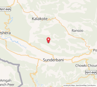 Map of Kariman, Kashmir