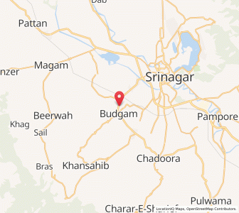 Map of Karipura, Kashmir