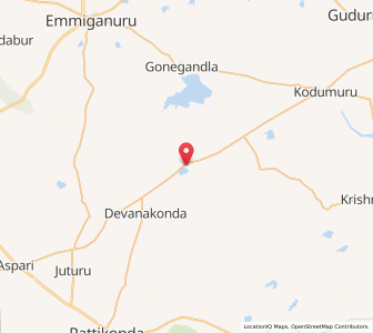 Map of Karivemula, Andhra Pradesh