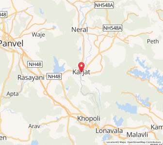 Map of Karjat, Maharashtra