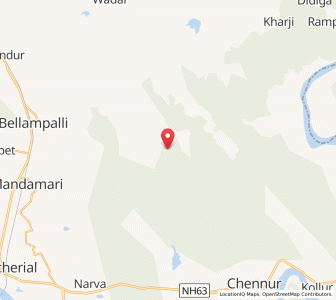 Map of Karji, Andhra Pradesh