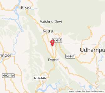 Map of Karkial, Kashmir