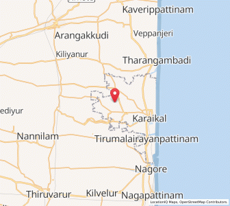 Map of Karkkangudi, Puducherry