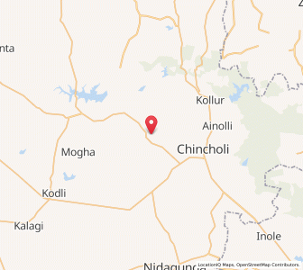Map of Karkmukli, Karnataka