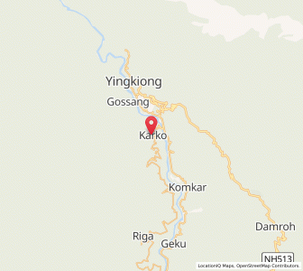 Map of Karko, Arunachal Pradesh