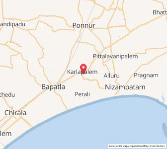 Map of Karlapalem, Andhra Pradesh