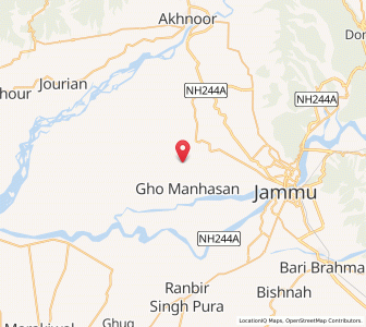 Map of Karlun, Kashmir