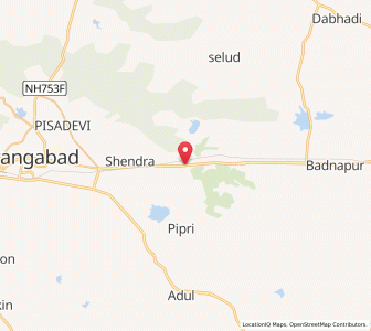 Map of Karmad, Maharashtra