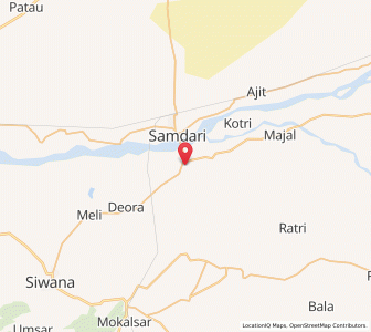 Map of Karmawas, Rajasthan