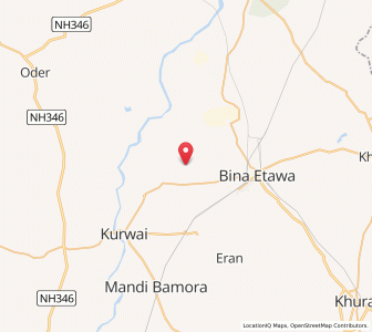 Map of Karmodiya, Madhya Pradesh