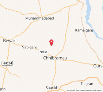 Map of Karnauli, Uttar Pradesh