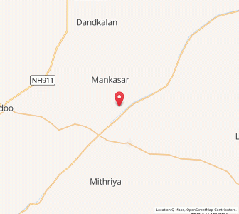 Map of Karnesar, Rajasthan
