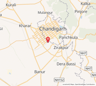 Map of Karo Majra, Punjab