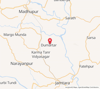 Map of Karon, Jharkhand