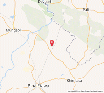 Map of Karonda, Madhya Pradesh