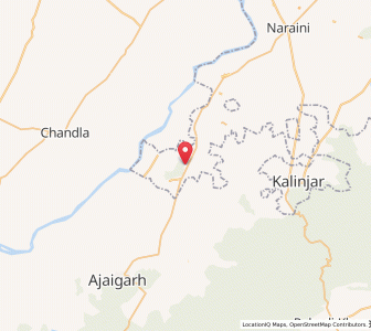 Map of Kartal, Madhya Pradesh