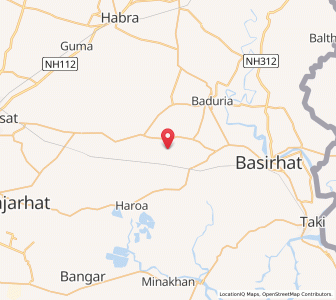 Map of Karulia, West Bengal